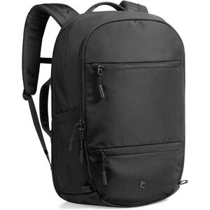 tomtoc Recycled Collection Black Laptop Backpack 32L Fits 15.6-16 Inch Laptop